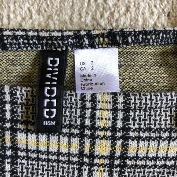 Plaid Overalls Mini Dress - Picture 3 of 4